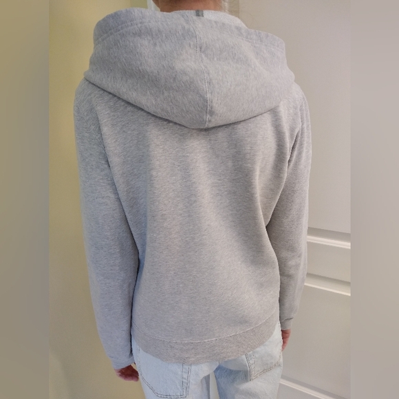 Gray Vintage Gap Zip Hoodie Size Medium - Picture 2 of 3